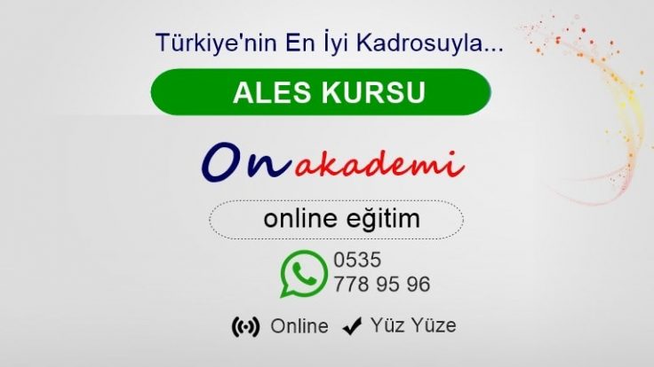 ALES Kursu Kayseri
